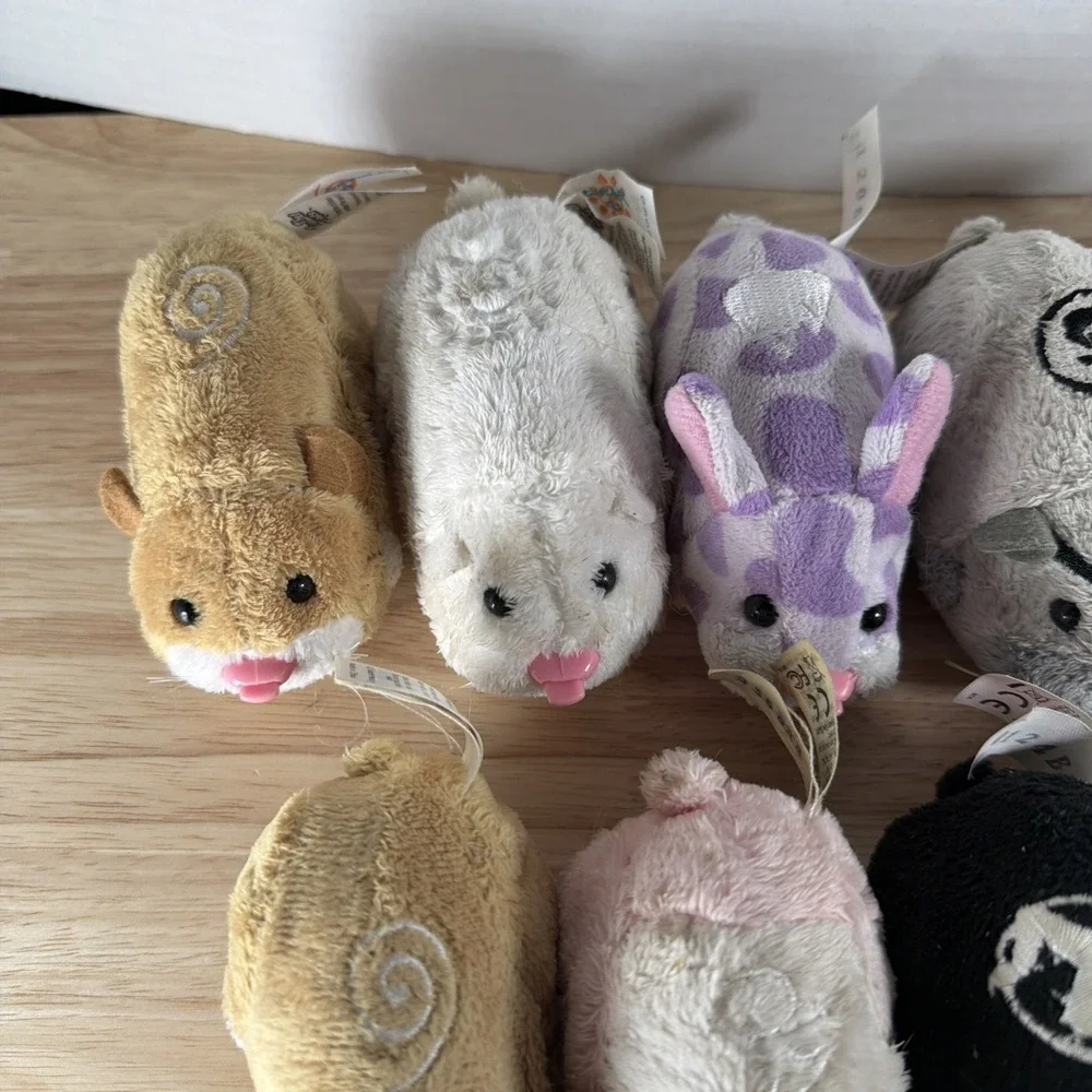 Lot of 9 Zhu Zhu Pets Hamsters Zuzu Animated Animals untested Not Tested As Is